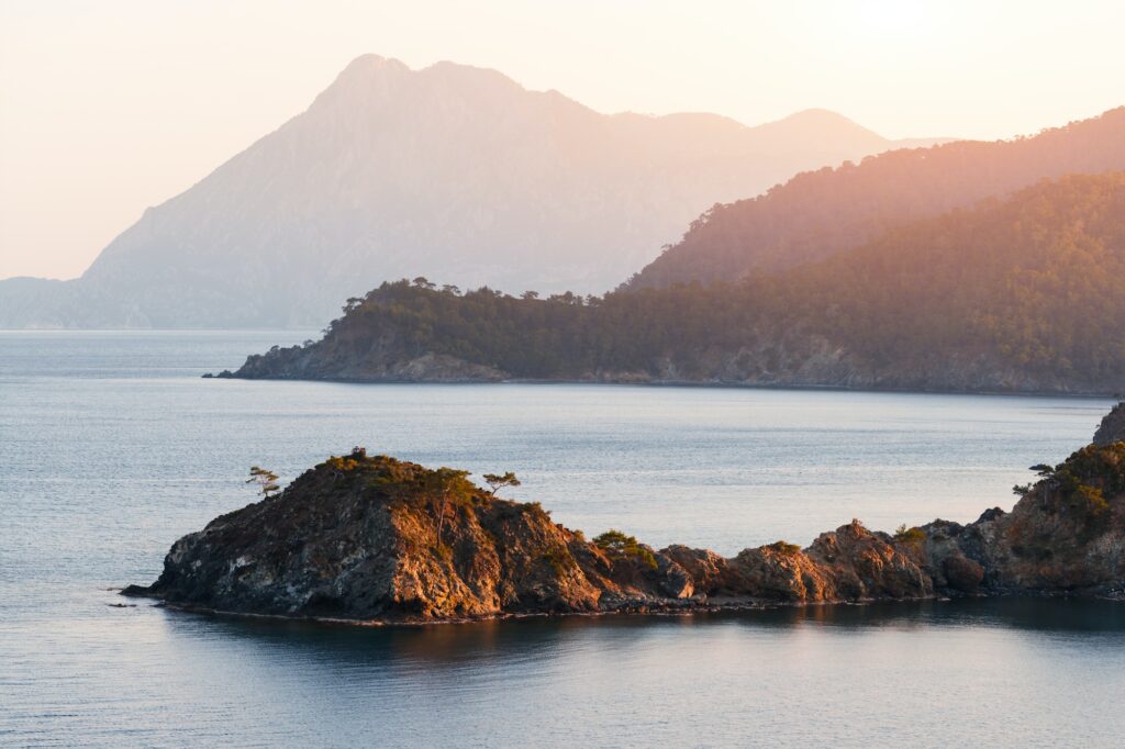 Mediterranean seascape in Turkey