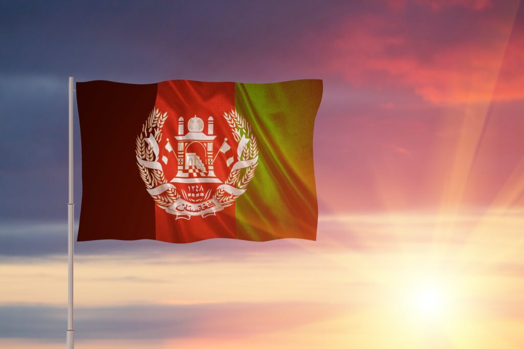 flag of the afghanistan