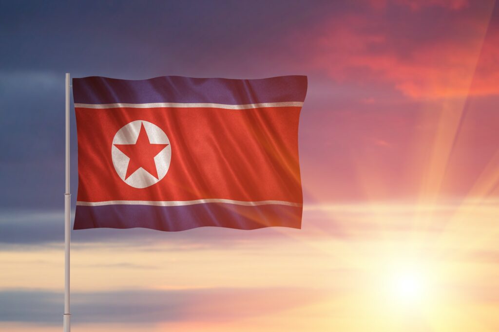 Flag of the North Korea