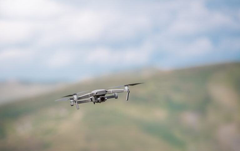 The drone takes pictures of the Carpathian mountains, Ukraine, Europe