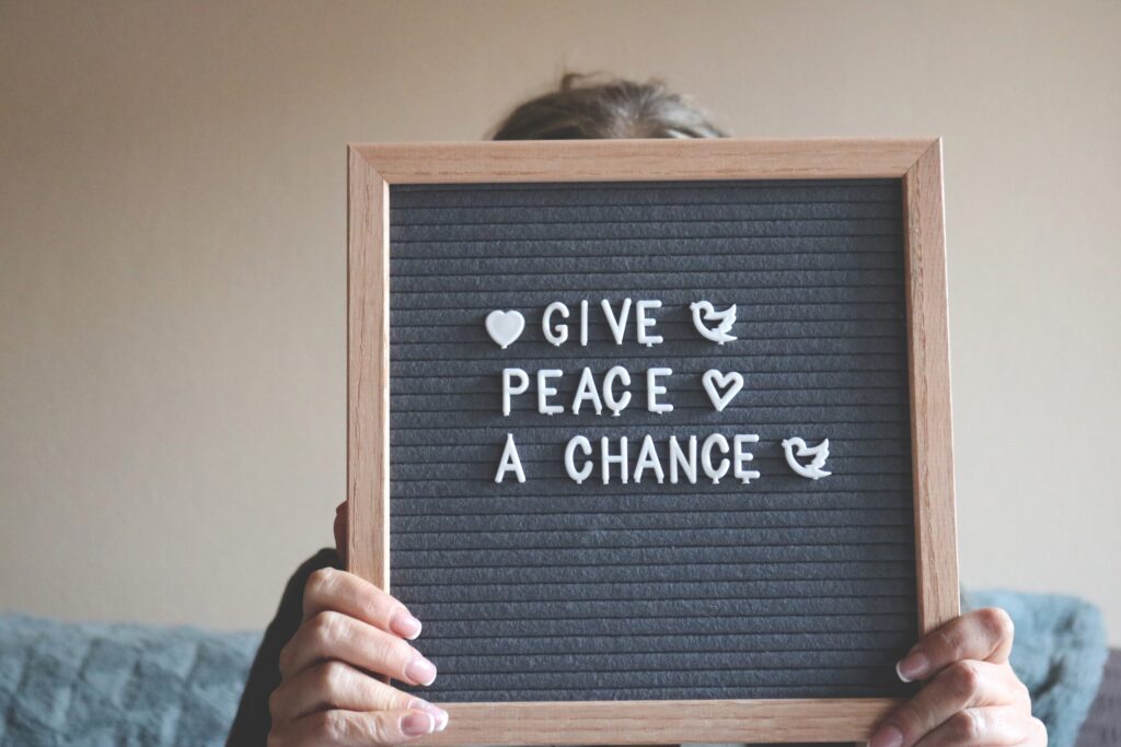 Give peace a chance