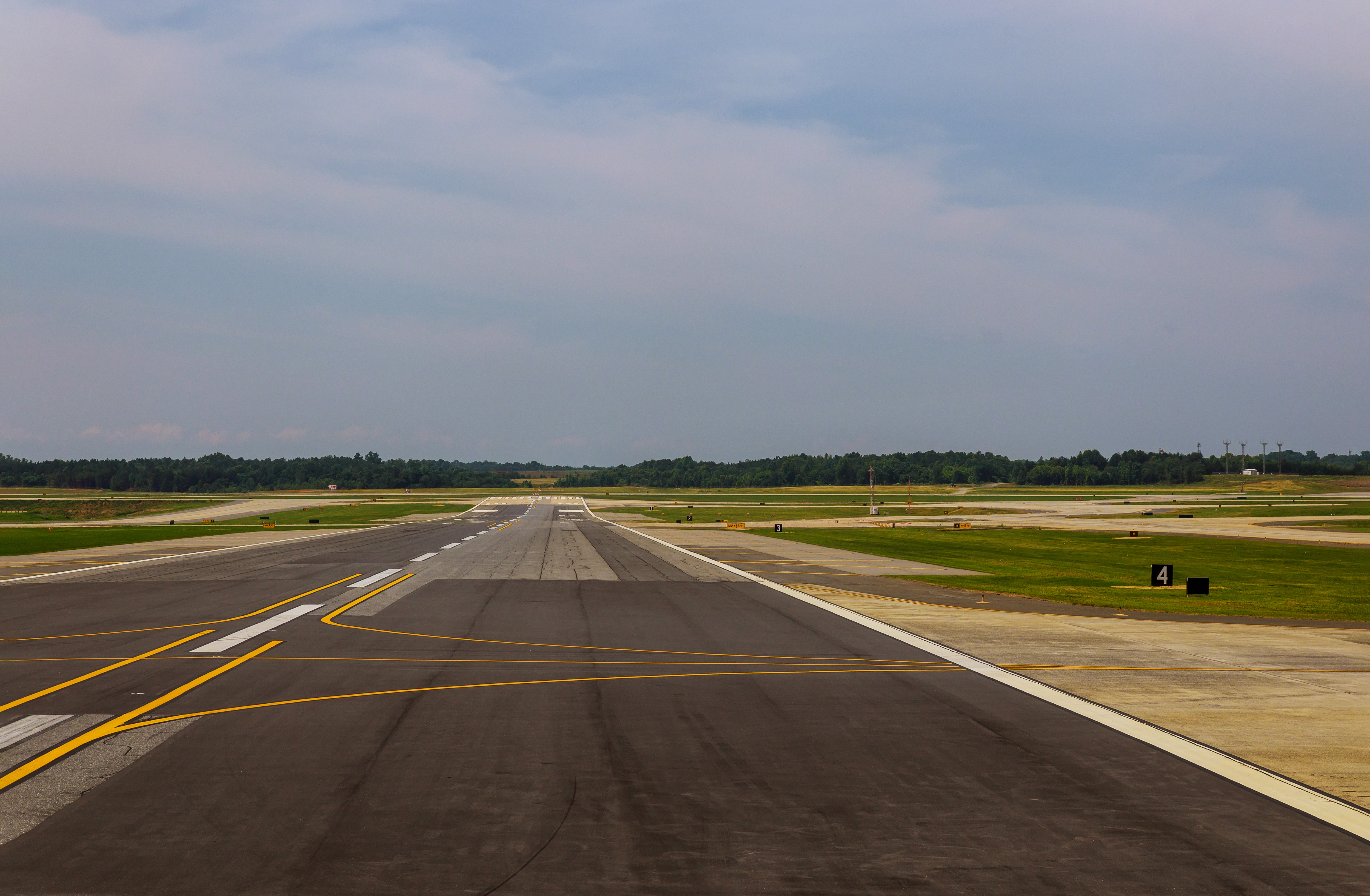 International Airport on the runway in airport is the international air gateway