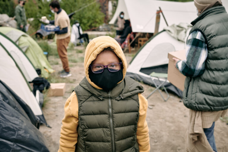 Child In Refugee Camp