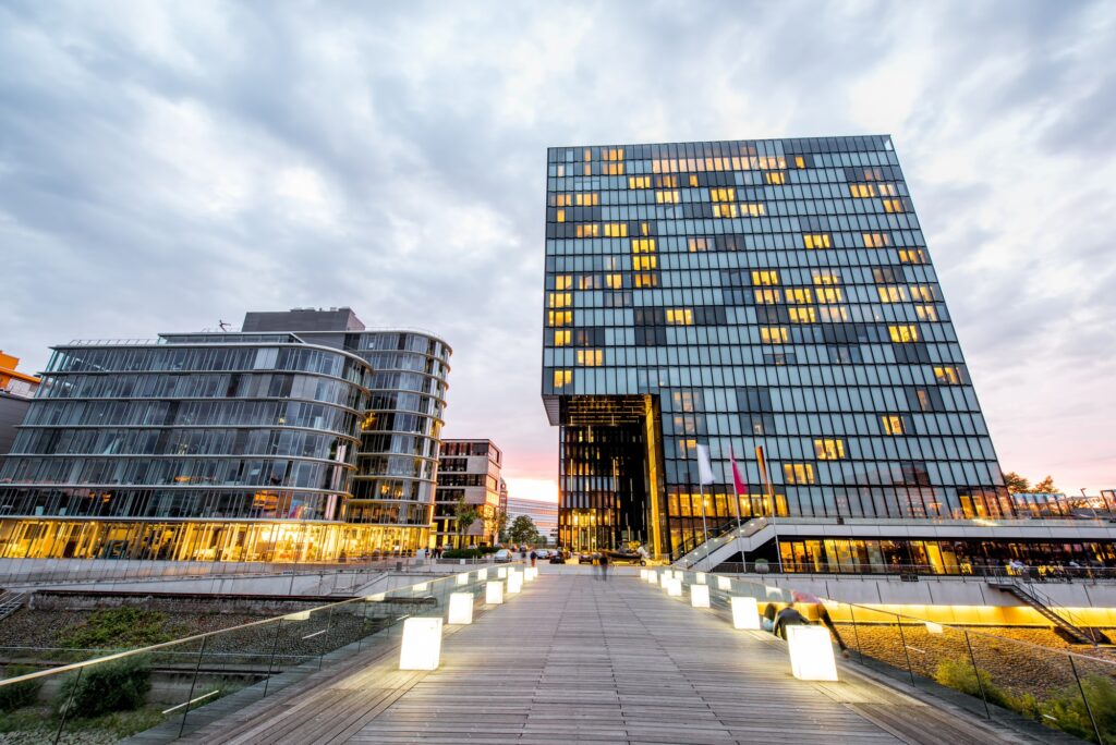 Dusseldorf city in Germany