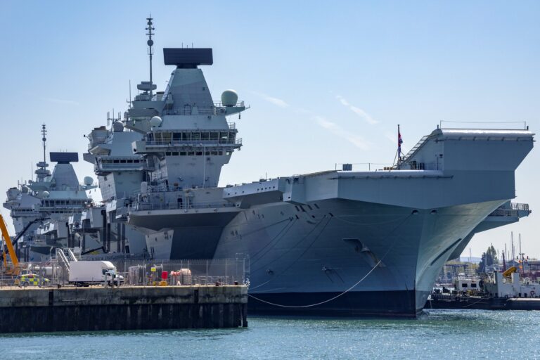 British Aircraft Carriers - Portsmouth Dockyards - United Kingdom