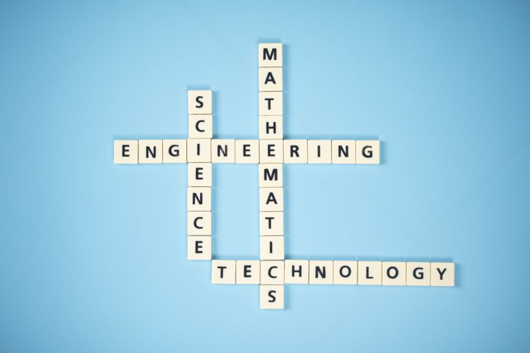 Crossword puzzles showing STEM