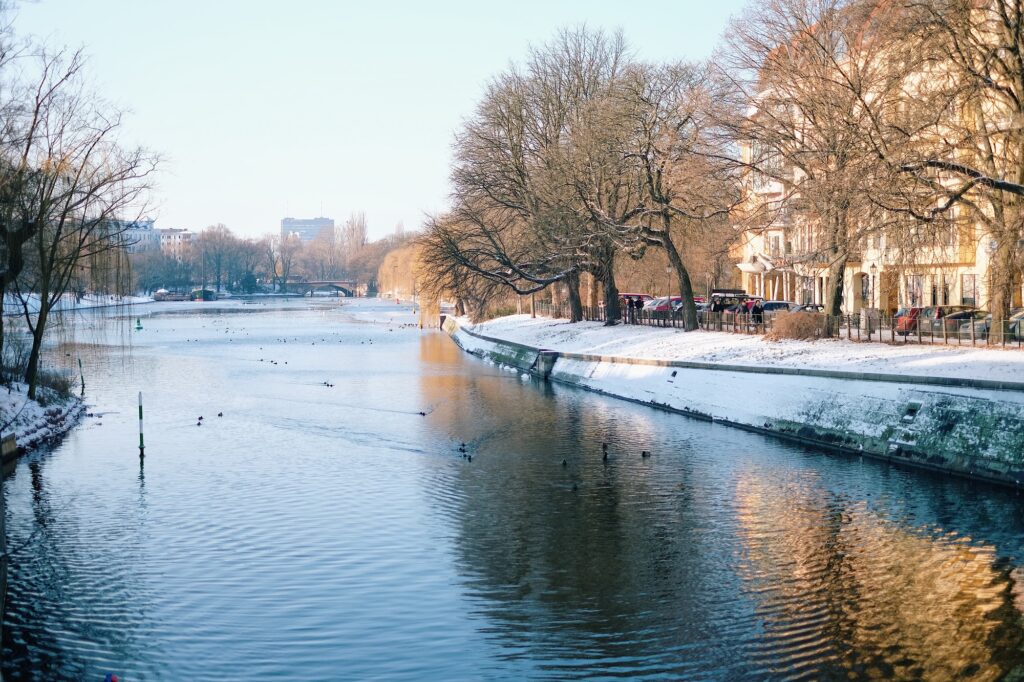 Nature in winter Berlin