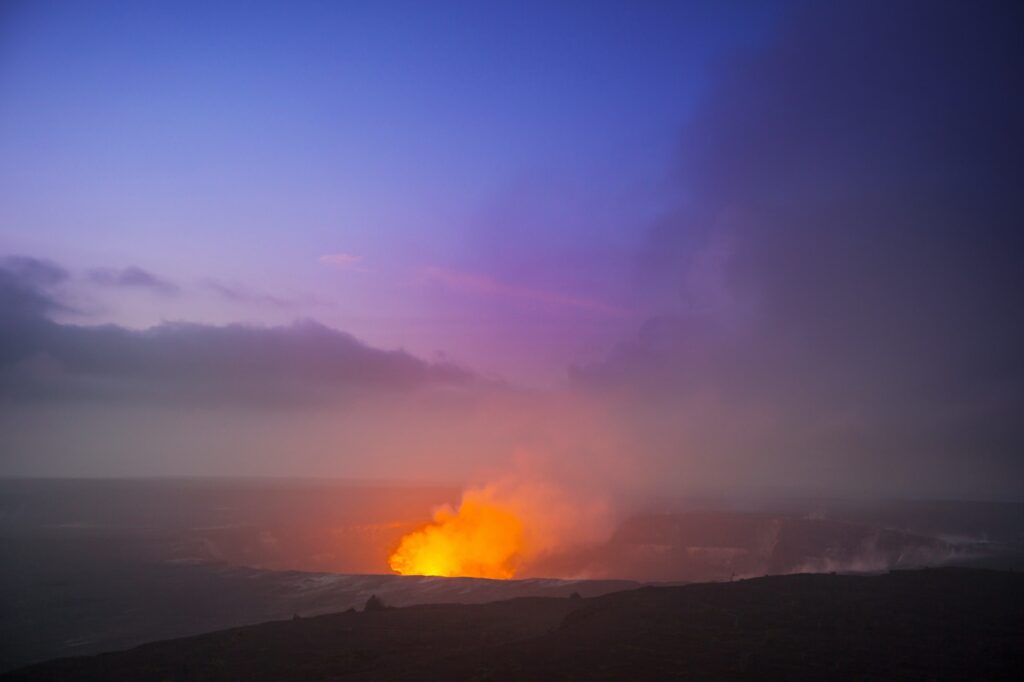 Active volcano