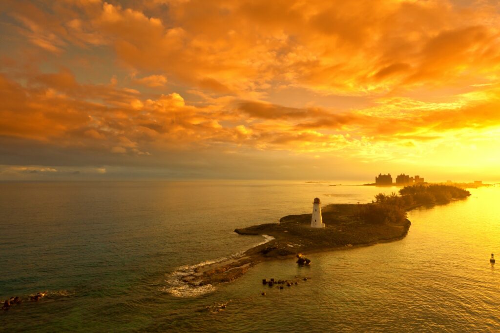 nassau, bahamas at dawn