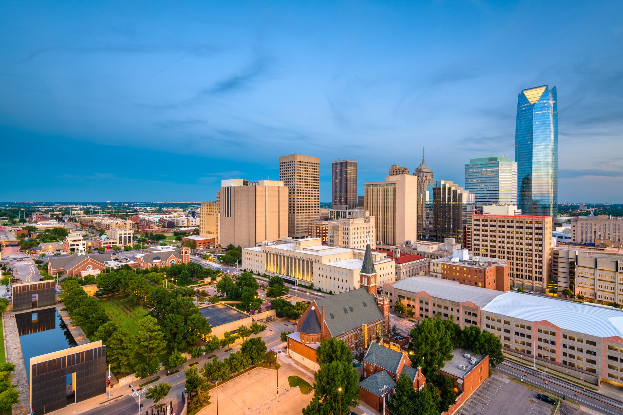 Oklahoma City, Oklahoma, USA Skyline