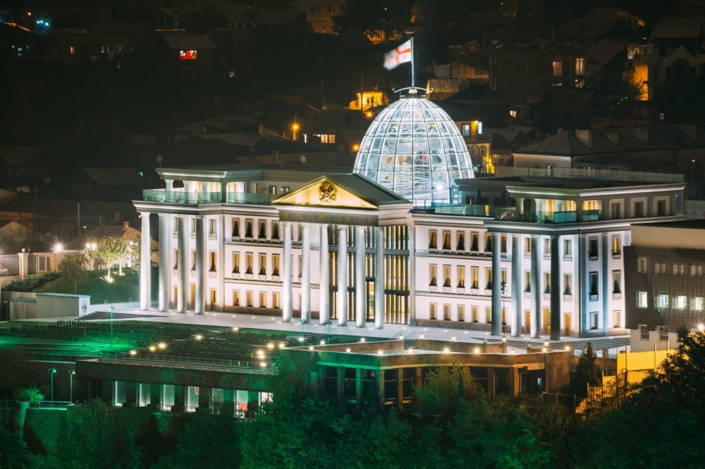 Tbilisi, Georgia. Presidential Administration Palace, Avlabari R