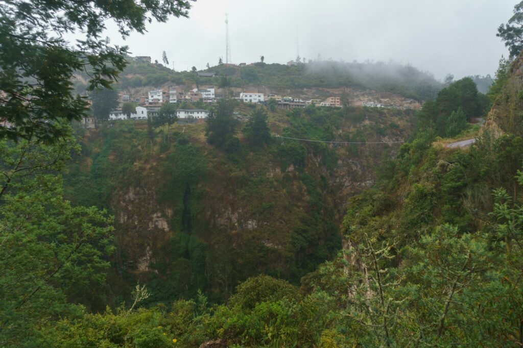 View of the village in Colombia