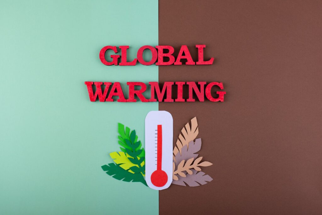 Global warming and climate change concept