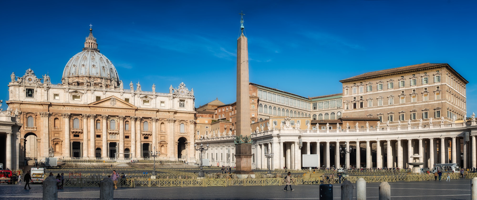 Rome,Iitaly-march 24,2015: Panorama of St. Peter's Square in Rom