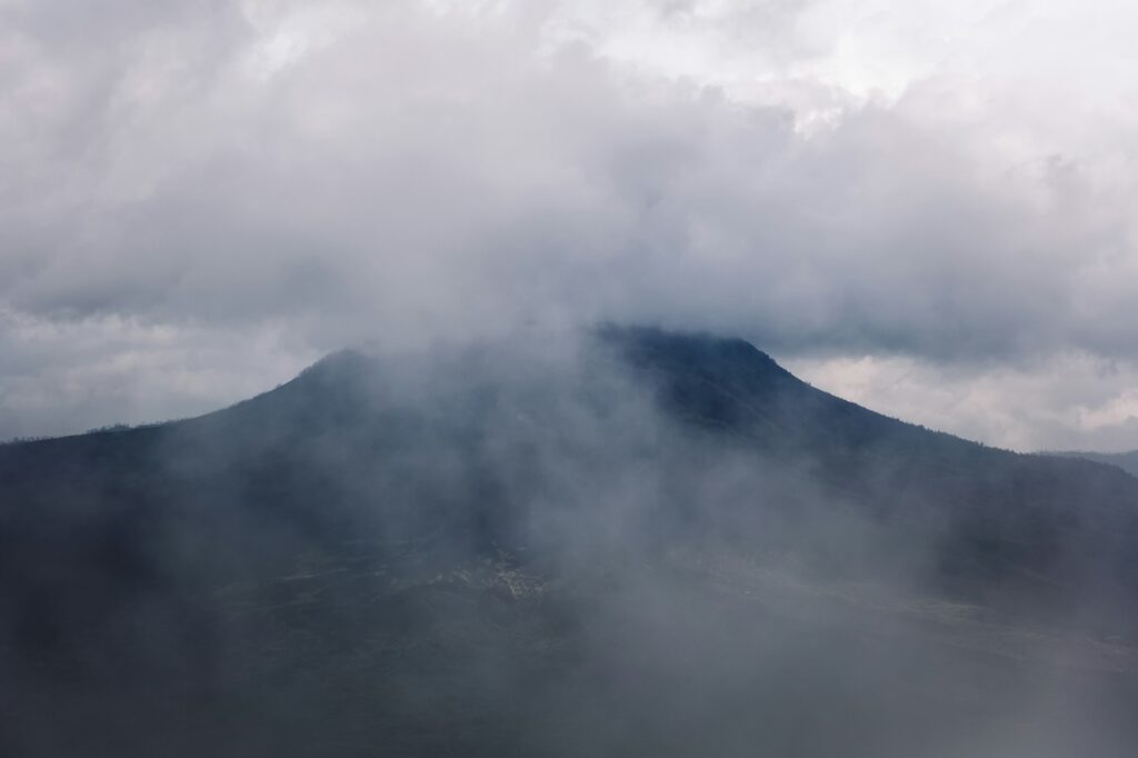 Mount Batur volcano at Bali, Indonesia