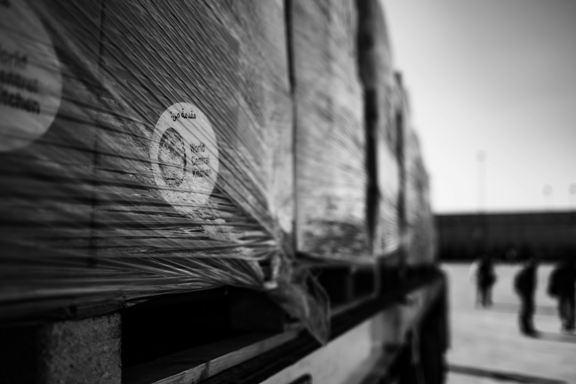 Humanitarian Aid for Gaza at the Kerem Shalom Border Crossing