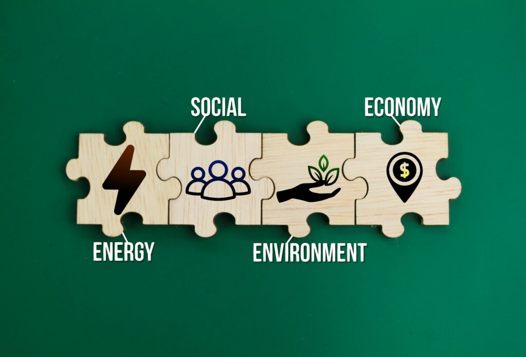 Four pillars of the National Green Technology Policy.