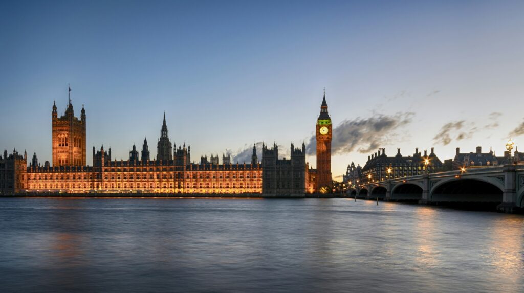 Night Time at Westminster Bridge