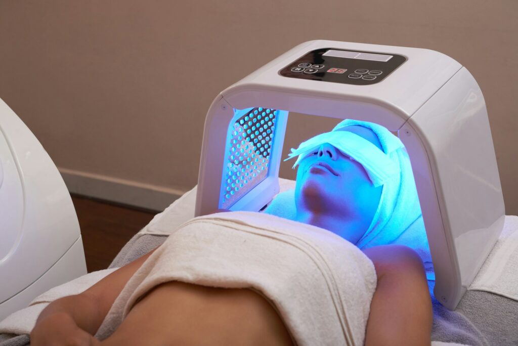 LED light facial