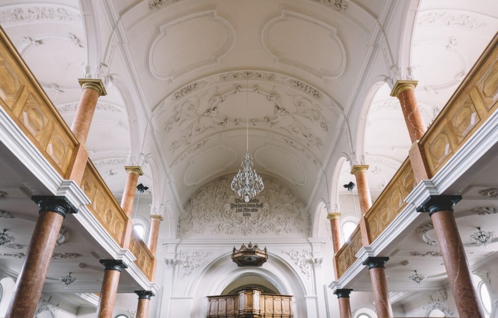 Protestant church in Zurich, Switzerland