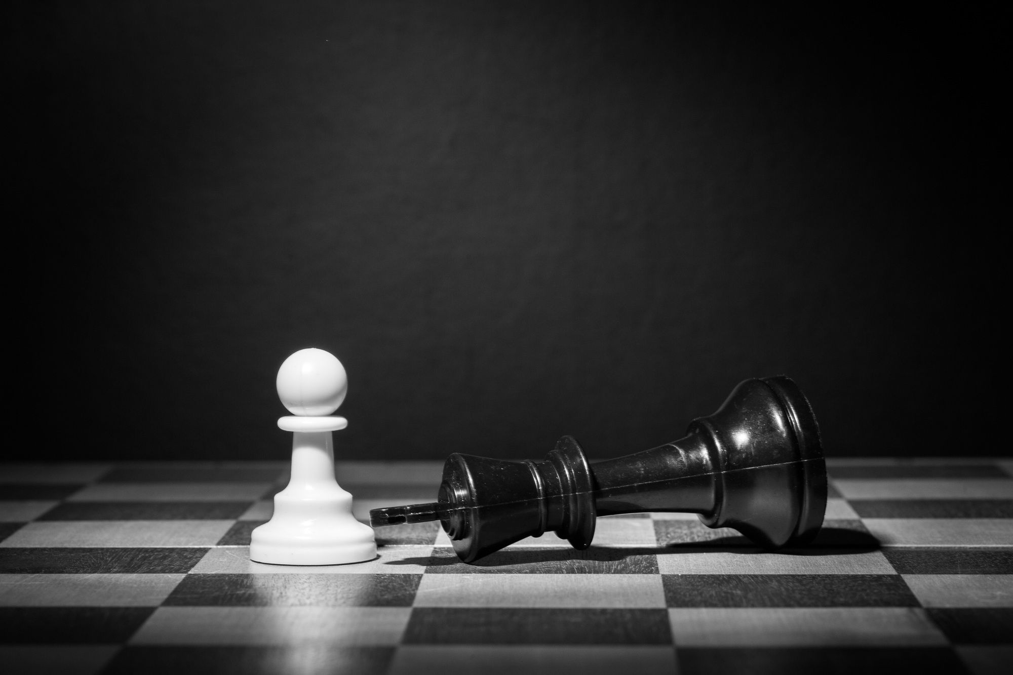 chess pieces set on a chessboard