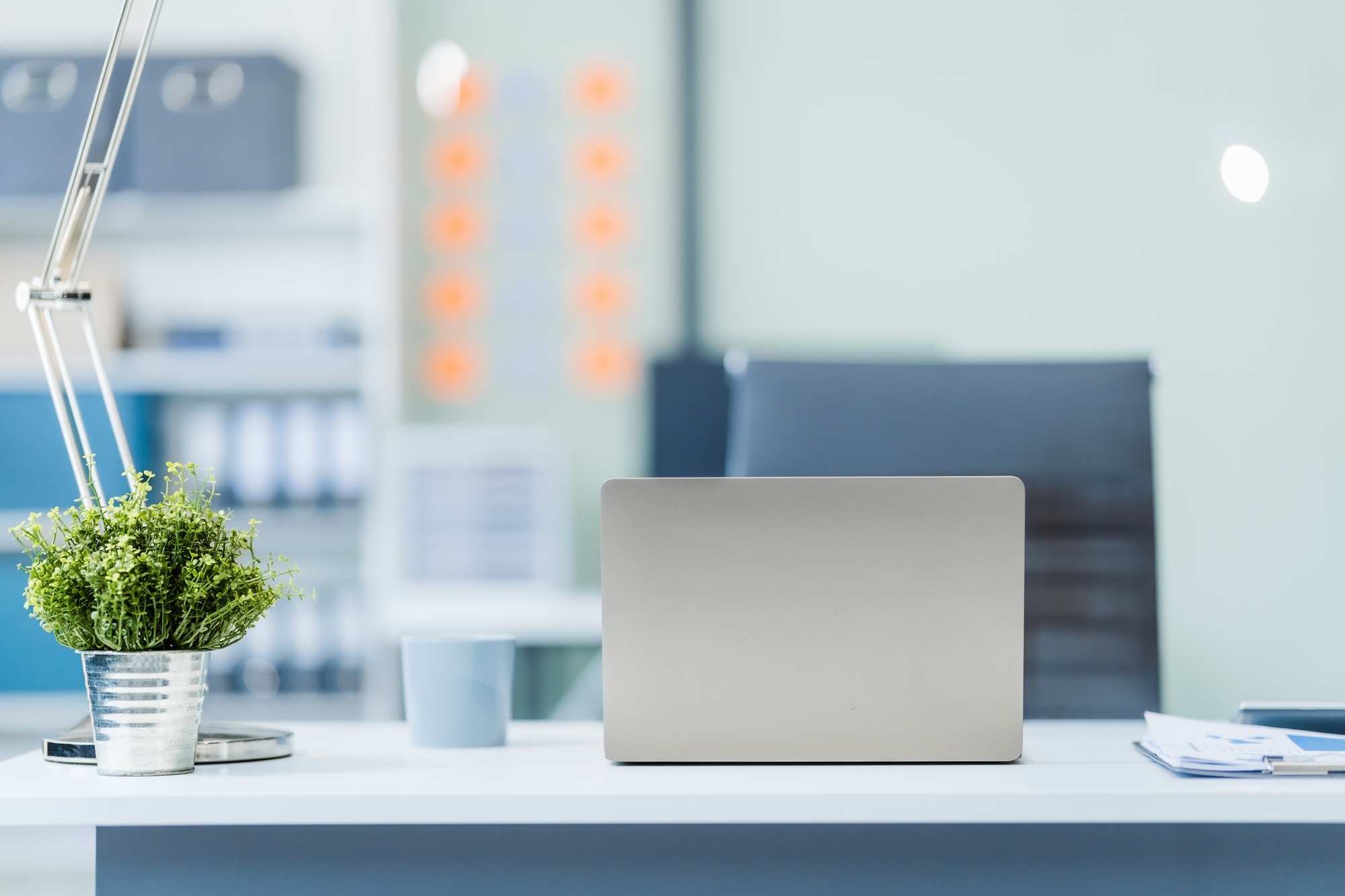 laptop computer in an office is a common part of many careers tool for working, creating documents