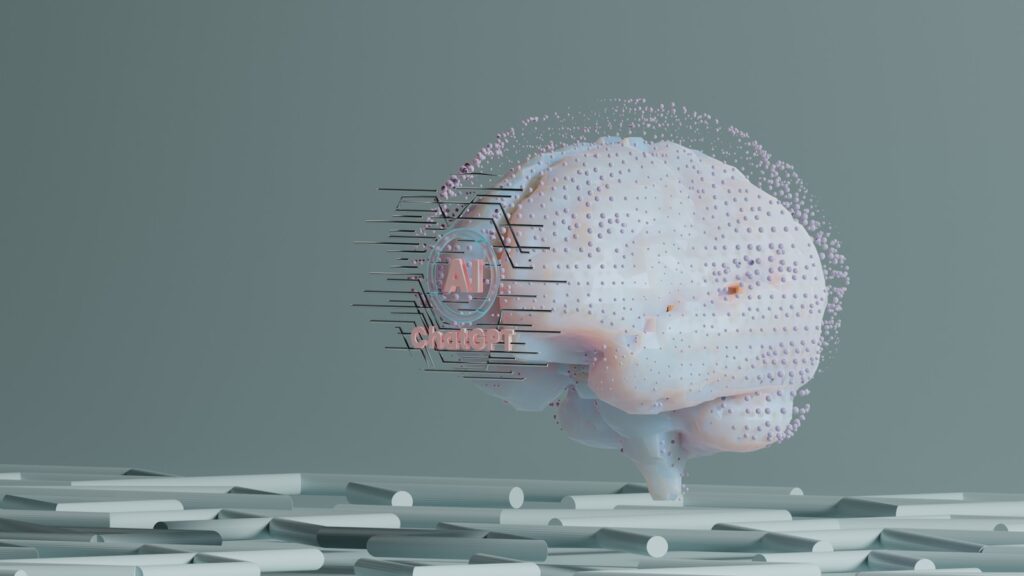 a computer generated image of a human brain