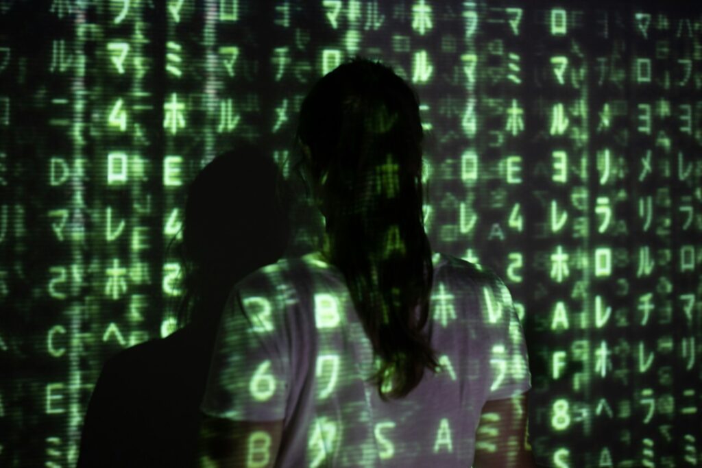 a man and woman kissing