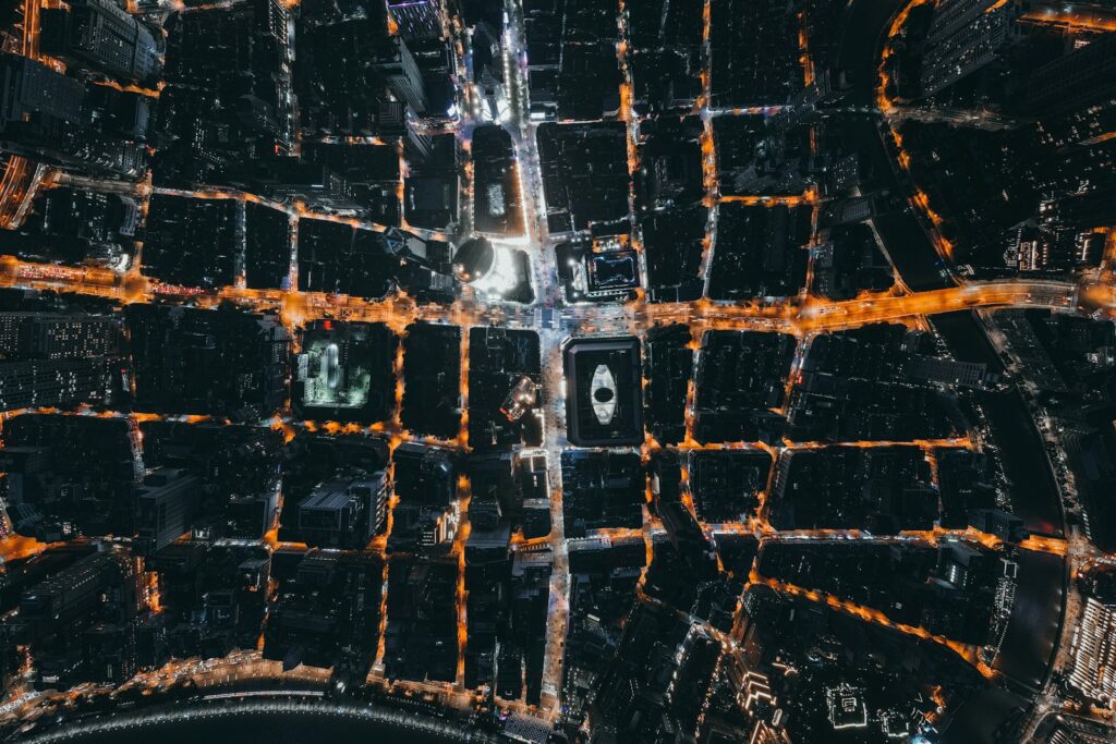 Fei-Fei Li and the Surprising Scale of the New AI Revolution aerial view of city during night time