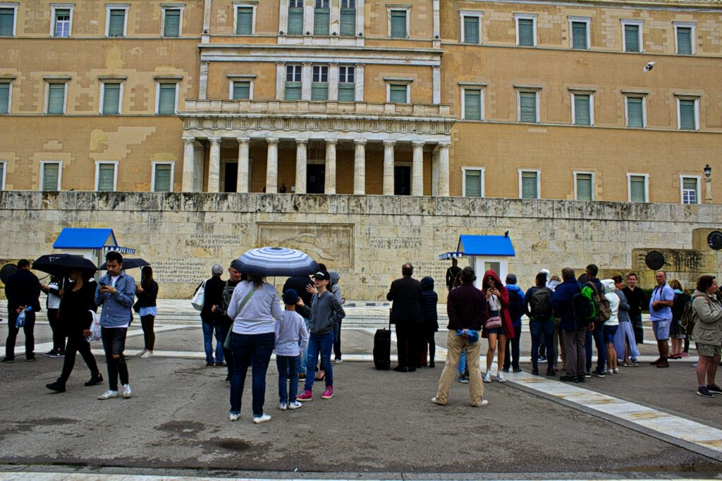 Greece Is Teaching New AI to Every Teen the Future a group of people standing in front of a building