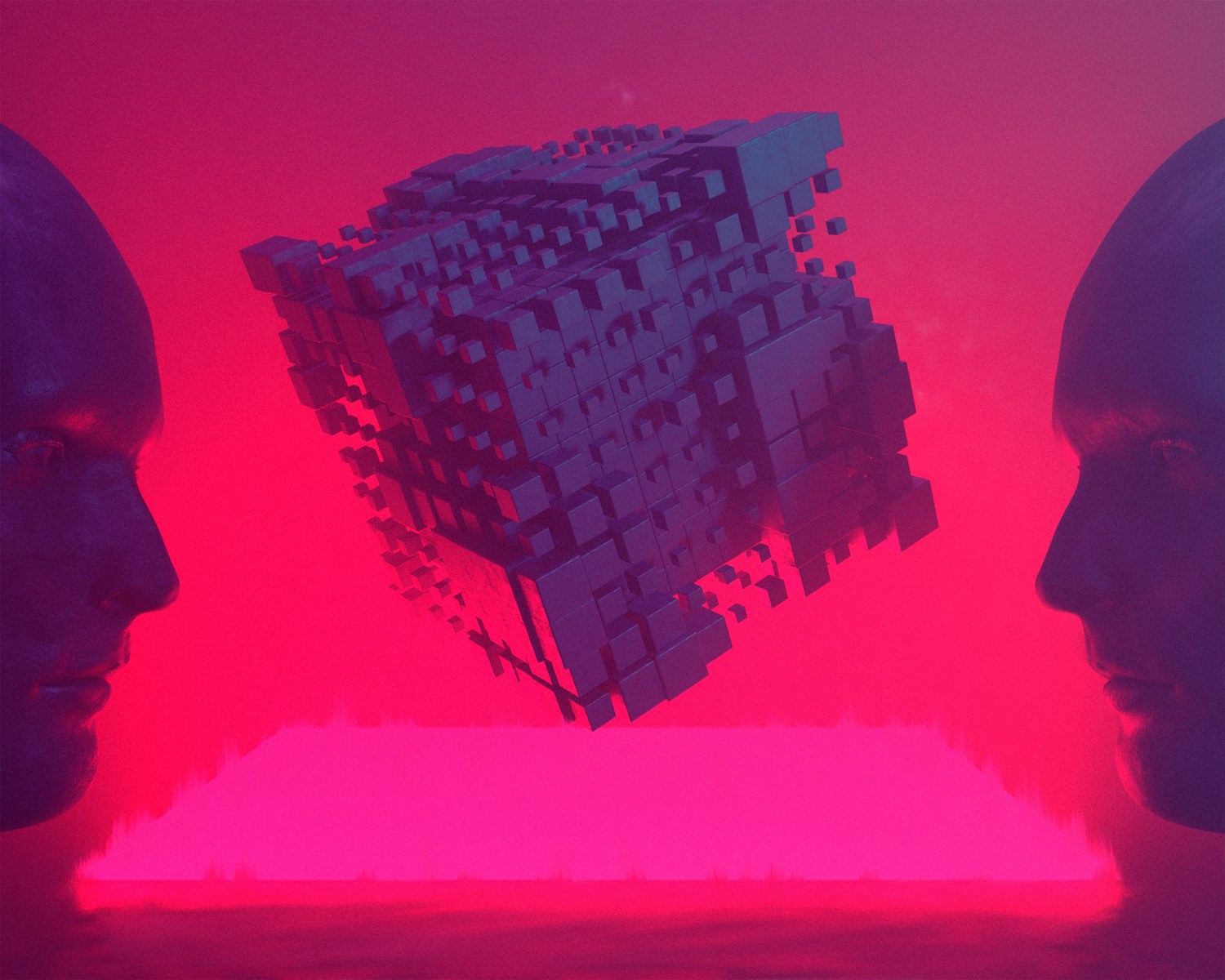 Why 2025 Proved New AI Powerful but Not Life-Changing A couple of men standing next to each other