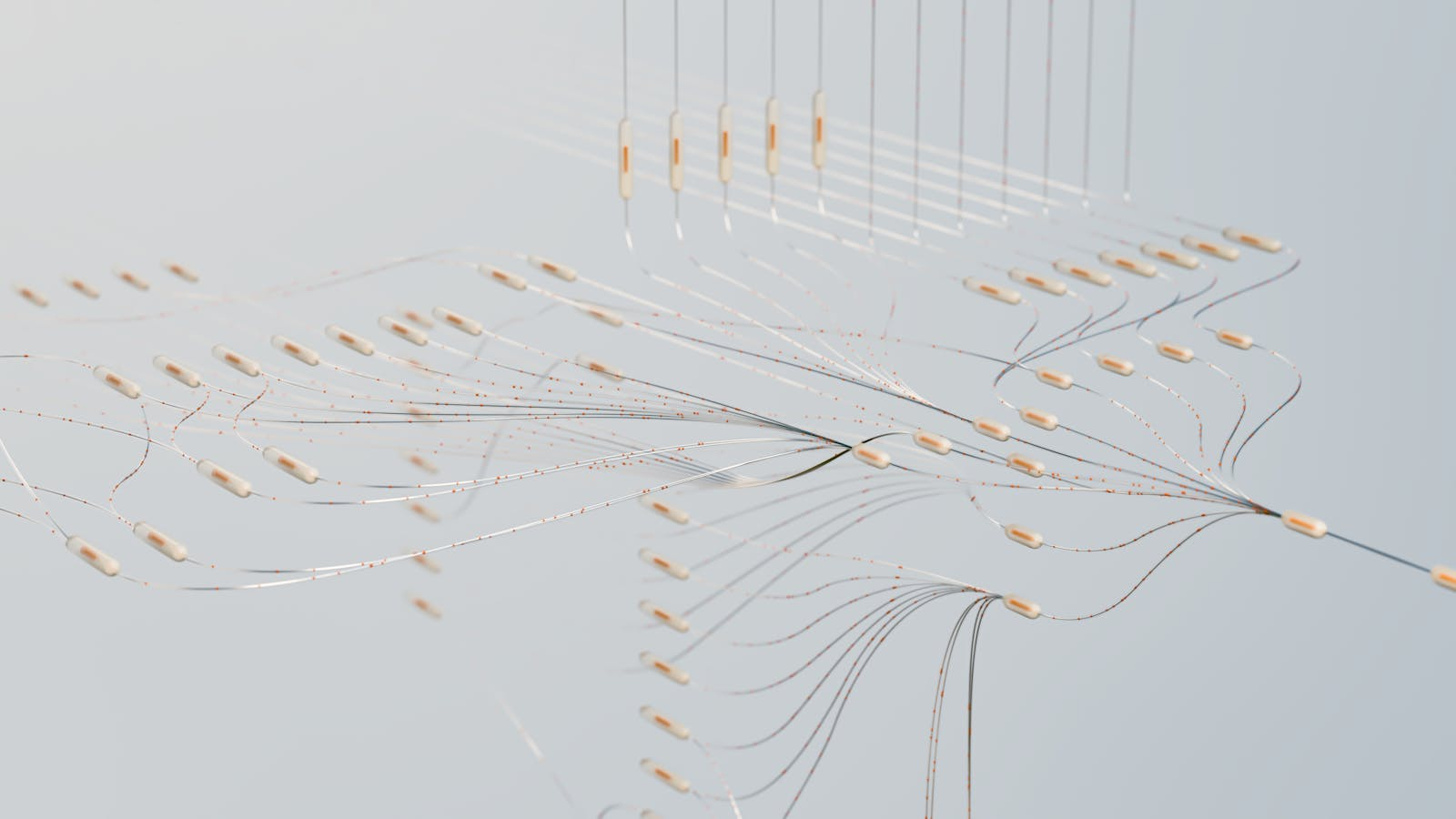 How New Algorithms Quietly Shaping What We Like & Who Become Elegant 3D visualization of neural networks showcasing abstract connections in a digital space.