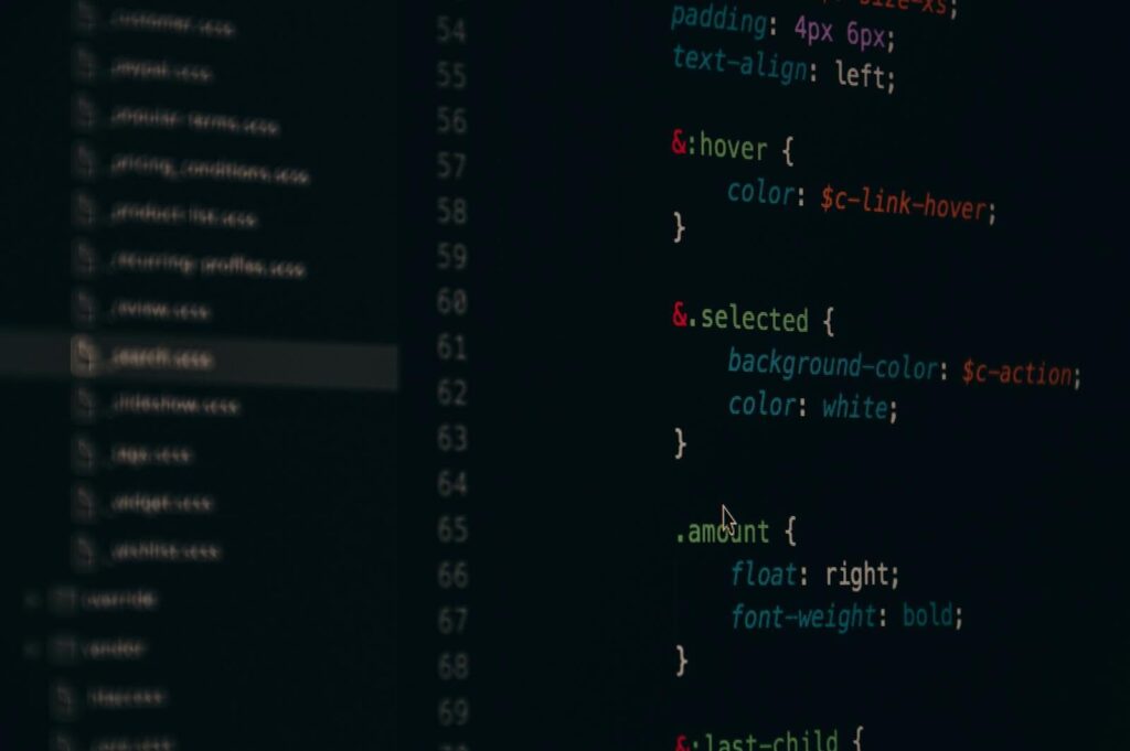The Race Toward New Fully Automated Research Has Already Begun Close-up of colorful CSS code lines on a computer screen for web development.