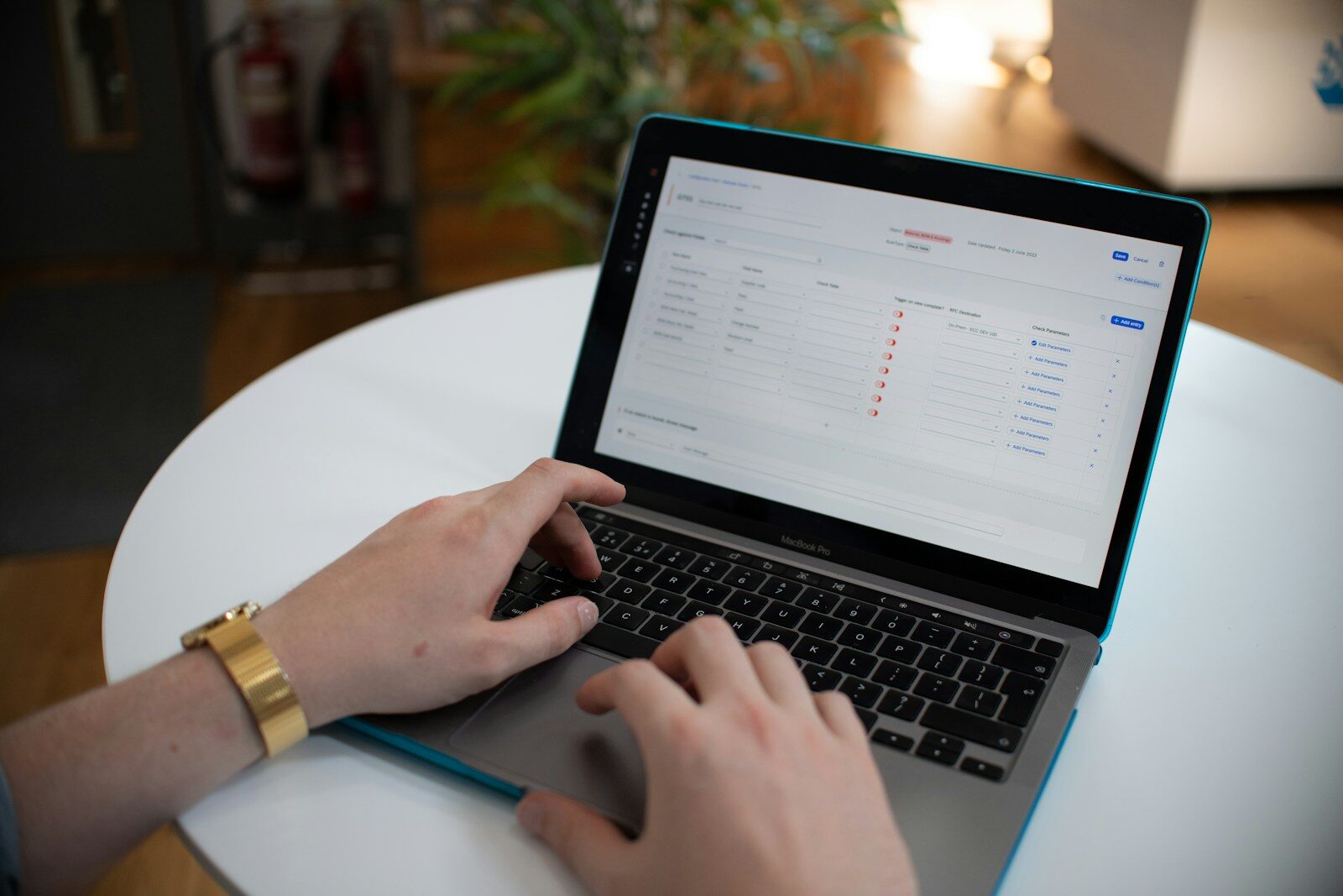 OpenClaw Anxiety Rise Autonomous AI Agents New Tech Power Shift Hands typing on a laptop with a spreadsheet on screen.