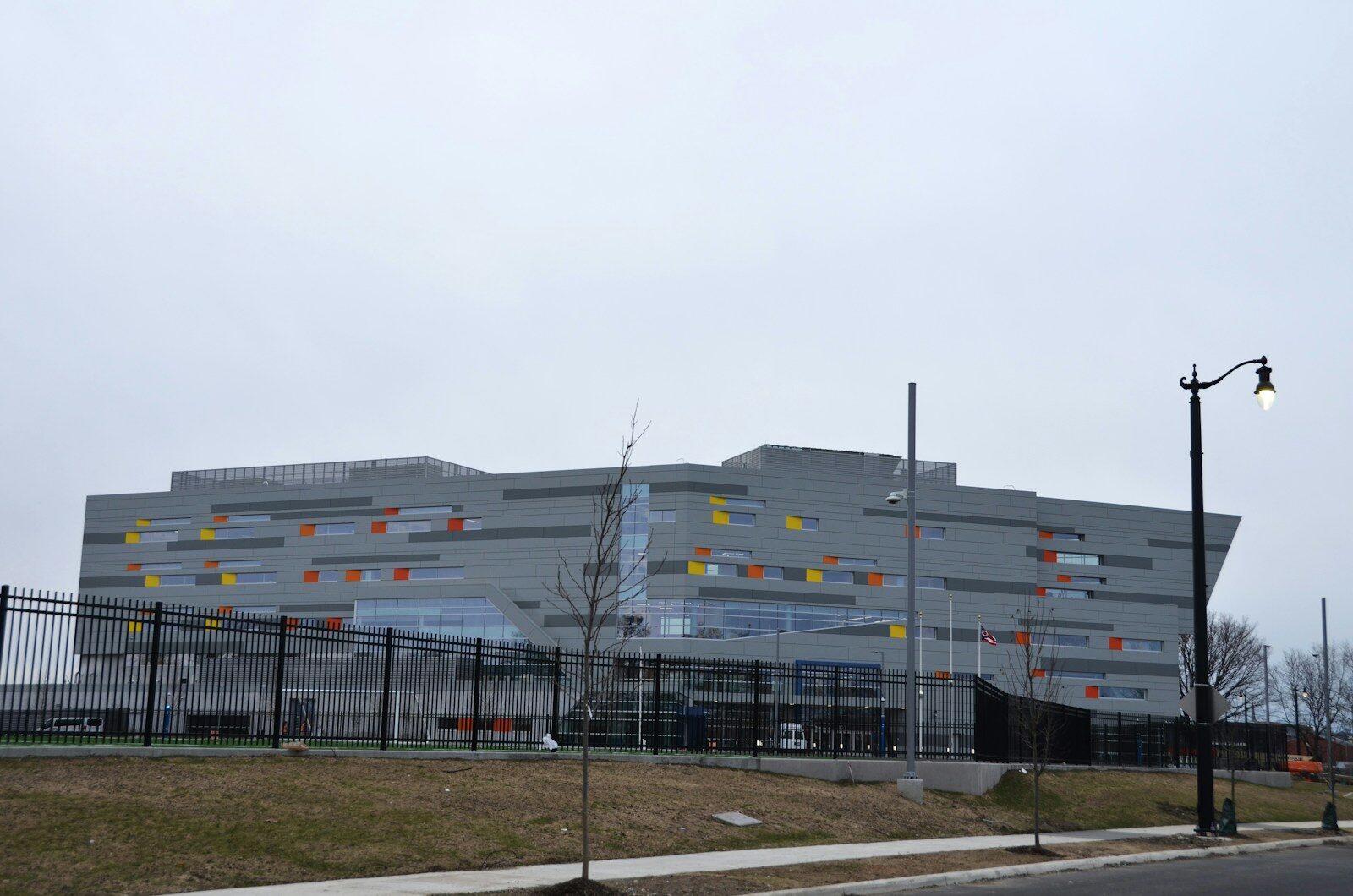 How Big Tech’s Climate Promises Colliding With New Energy Demand a large building with a lot of windows on the side of it