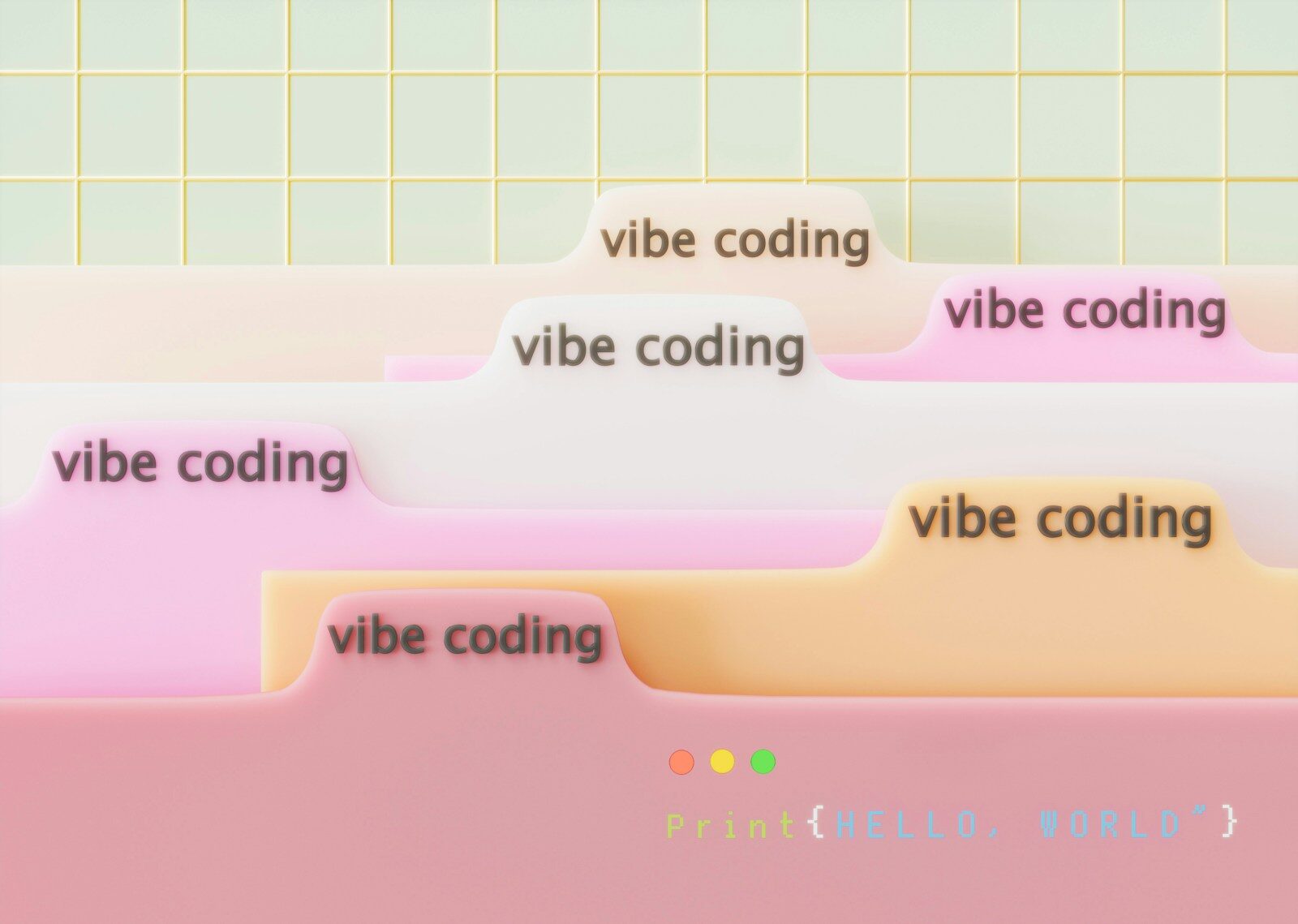 “Vibe Coding” Creating a New Generation of Fragile Software Tabs labeled "vibe coding" with code on bottom