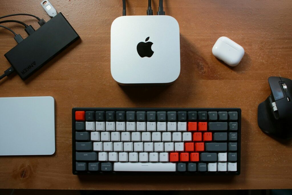 Why Perplexity Is Giving Out New Mac Minis and Future AI Personal Computers A computer keyboard and mouse on a desk