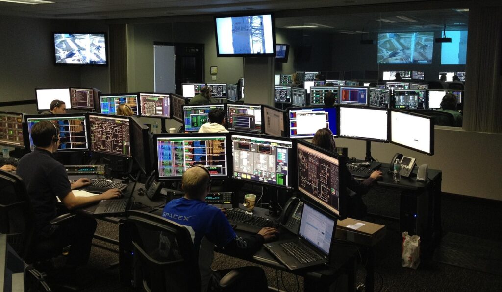 How AI’s Data Center Boom Forcing a New Worker Showdown space center, spacex, control center, rocket science, computers, controllers, cape canaveral, cape kennedy, displays, monitoring, monitors, technology, spacex, control center, control center, control center, monitoring, monitoring, monitoring, monitoring, monitoring