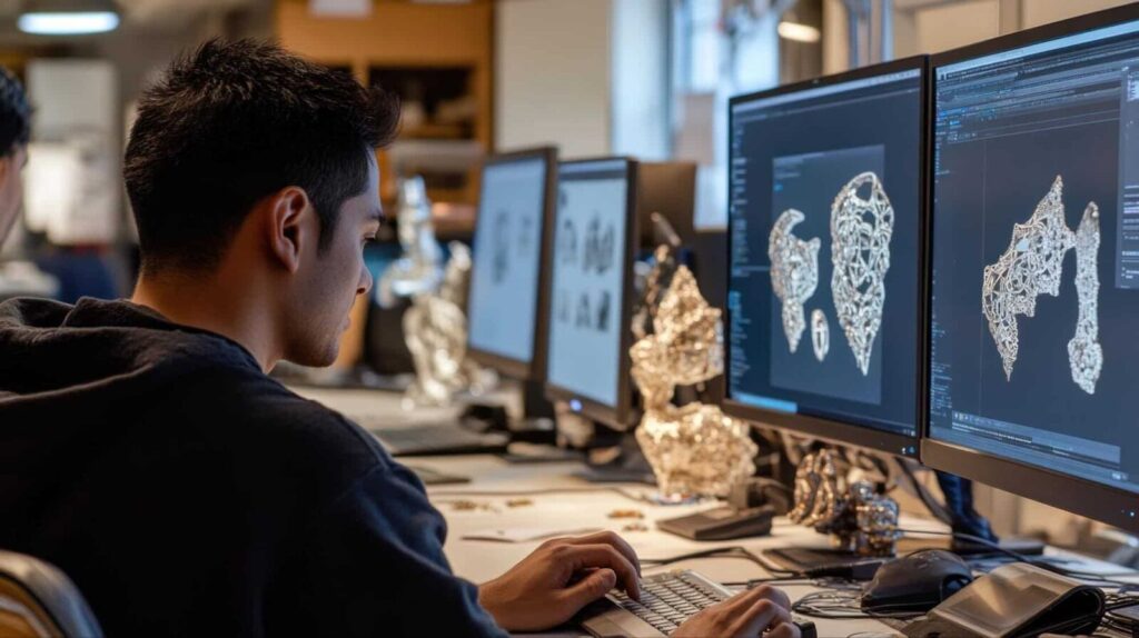 Stop Thinking About New Technology and Start Thinking About Humans A man sitting at a desk working on a computer