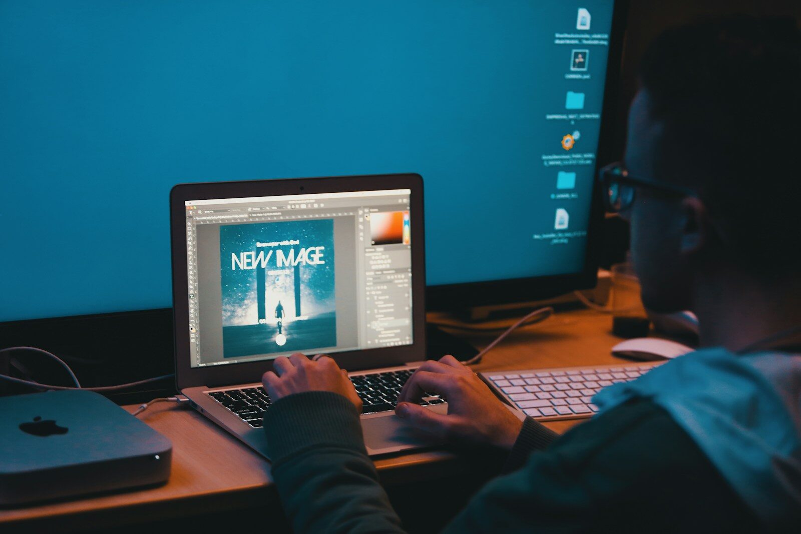How AI Reshaping New Workforce Instead of Simply Replacing It a man using a laptop