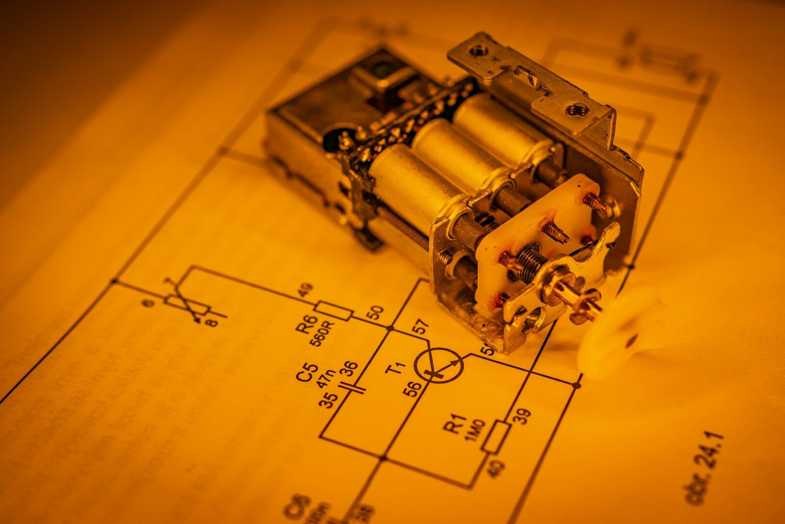 Why New Venture Bets on an Engineering Revolution Instead an electrical device laying on top of a blueprint