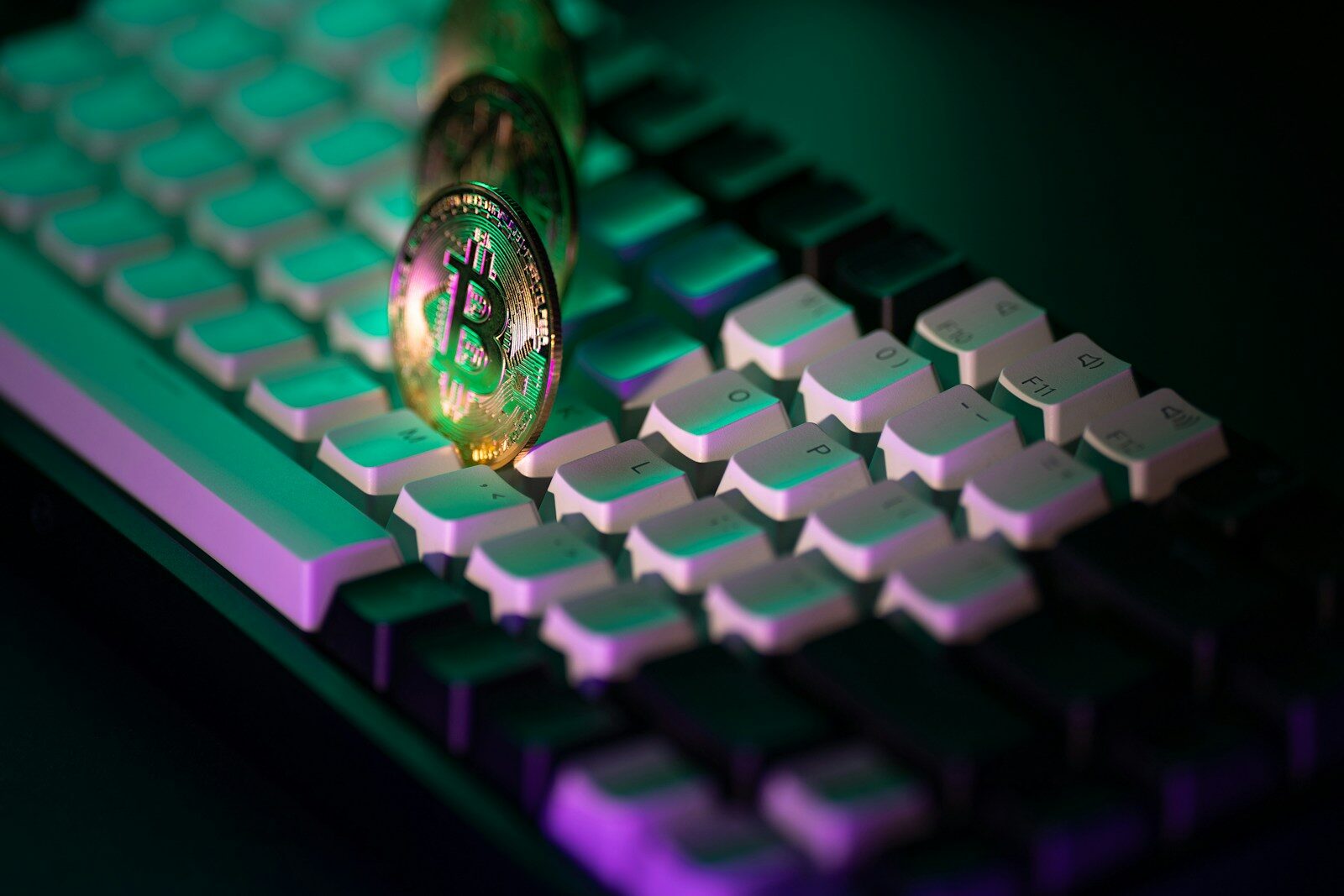 Why Future of New E-Commerce Belong to Machines, Not Consumers A close up of a computer keyboard with a light on it