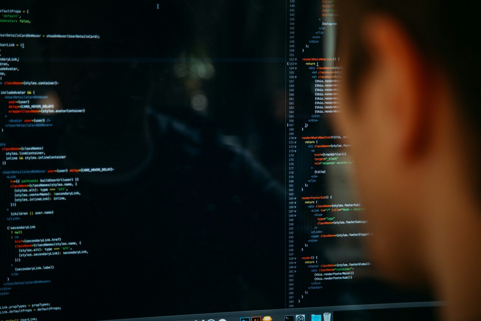 The Hidden Builders Behind the New AI Boom person facing computer desktop